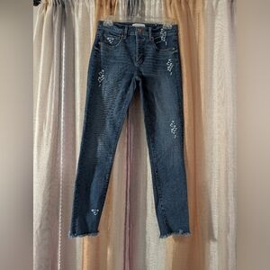 🎉 2 for $20 🎉 LOFT Embellished Dark Blue Skinny Jeans